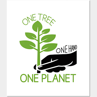 One Hand One Tree One Planet: Grow Green Posters and Art